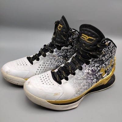 Under Armour Curry 1 Retro Back to Back MVP 2021 Men's 7 Beaters 3024396-001