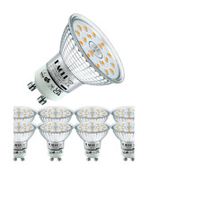 GU10 LED Warmweiss 4 9W 8er Pack 2700K 5
