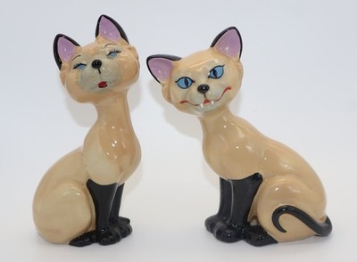 Wade 1960s Blow Up Si & Am - Large Siamkatzen - Lady and the Tramp - Good Cond