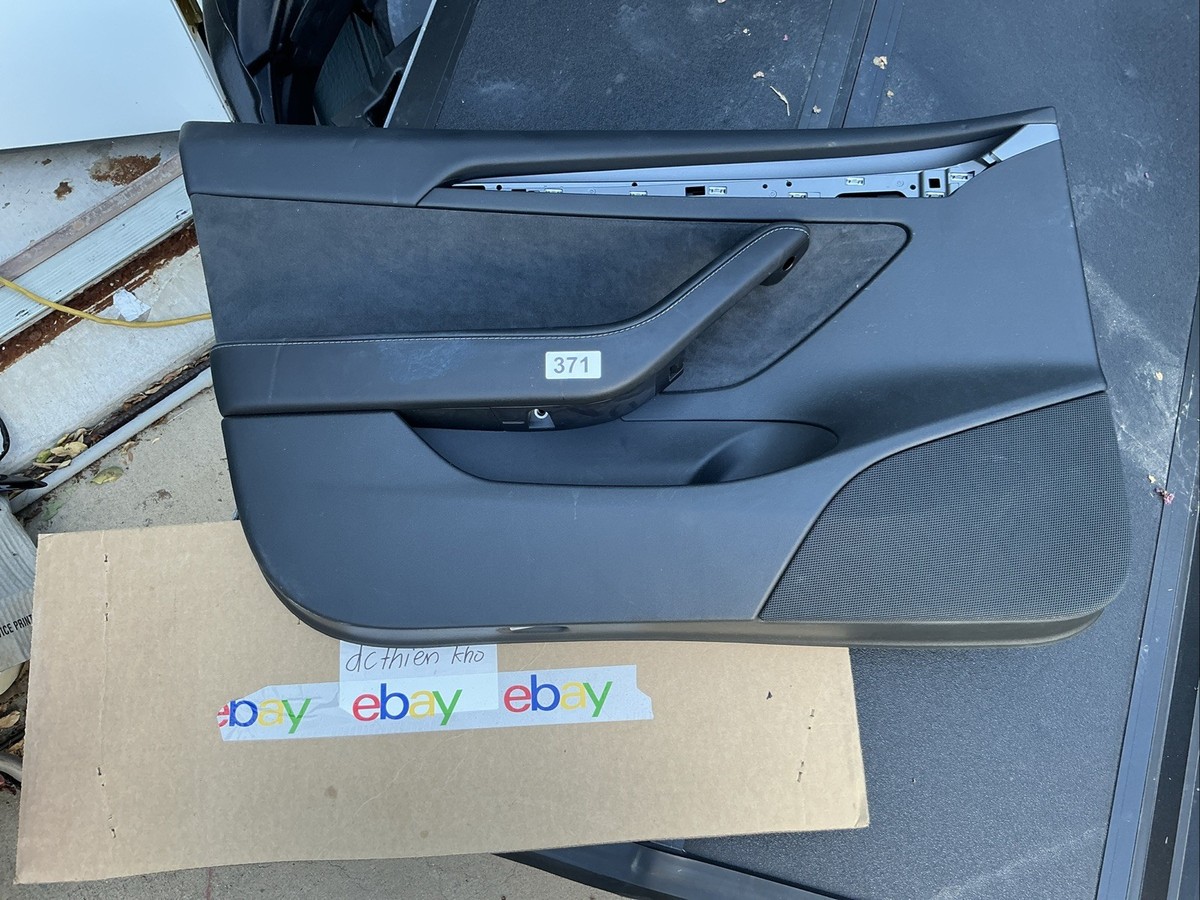 2021-2023 Tesla Model 3 Front Left Door Panel Trim Black LH OEM | eBay