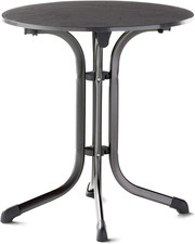 3125 – 55 Boulevard Tavolo Pieghevole Con Piano Vivodur Ø 68 Cm, Telaio Tubolare