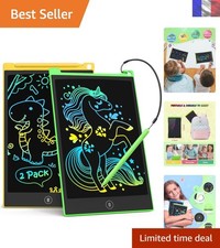 Lot de 2 Tablettes LCD Écologiques pour Enfants - Apprentissage Réutilisable