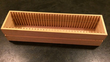 Vintage IKEA Unfinished Wood BOALT Media DVD Storage Rack Tower