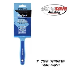 BlueSpot - 3" (75mm) Synthetic Paint Brush with Soft Grip Handle