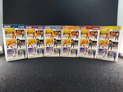 DRAGON BALL Z REAL WORKS Figure Set Of 6 Awakening!! Super Saiyan