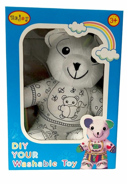 colour in teddy bear washable