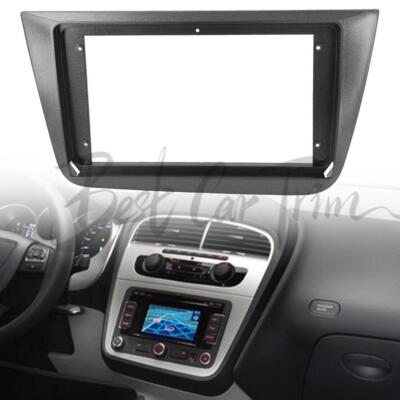 Car Stereo Radio Fascia Panel Trim Double Din Frame For Seat Altea 2004-2015 New