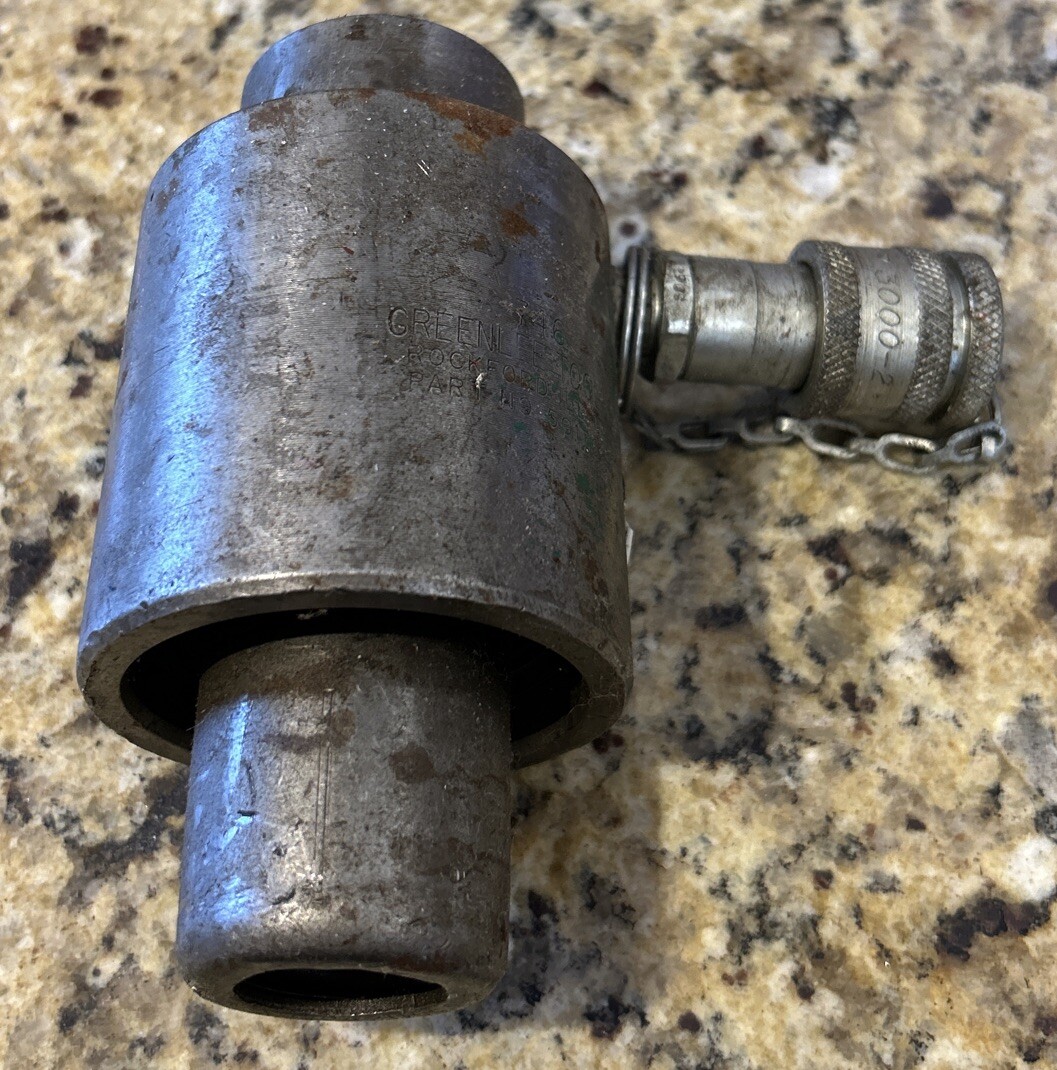 Greenlee 746 Hydraulic Knockout Ram Punch Driver with 1/4" Snap Coupler