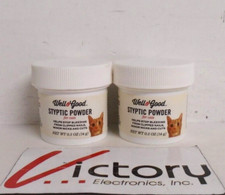 NEW Well  Good Styptic Powder For Cats 2-PACK  Helps Stop Bleeding  0.5 oz
