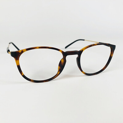 UNBEKANNTE Brille MATT TORTOISE RUND Brillengestell MOD: N/A