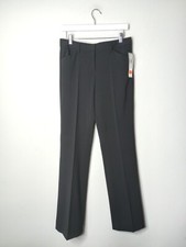 NEW DKNYC Size 6 Black Straight Leg Trousers