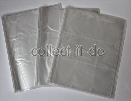 3 x Sammelmappe leer je 24 Seiten bis zu 432 Karten von z.B. Panini und Topps - Bild 1 von 1