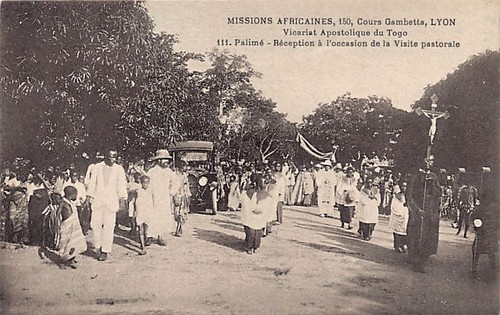 Togo - PALIMÉ - Empfang anlässlich des Pastoralbesuchs - Publ. Missionen - Bild 1 von 2