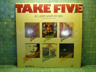 Take Five II AV Laser Sampler Disc Laserdisc -EXTRA LDs SHIP FREE