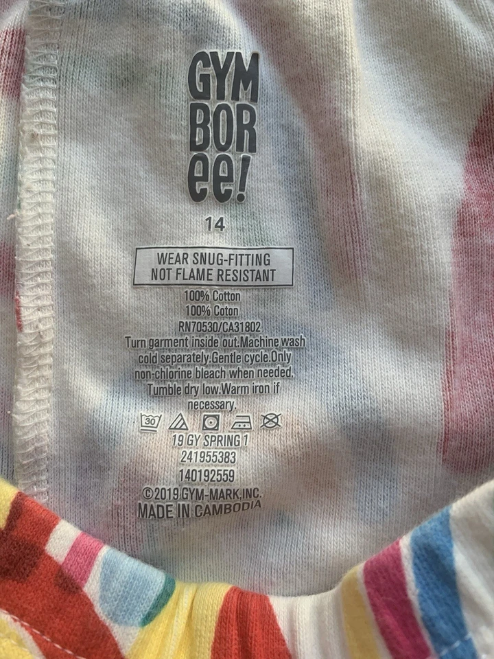 Pijama Gymboree Arco Iris Talla 14  Foto 3 de 4