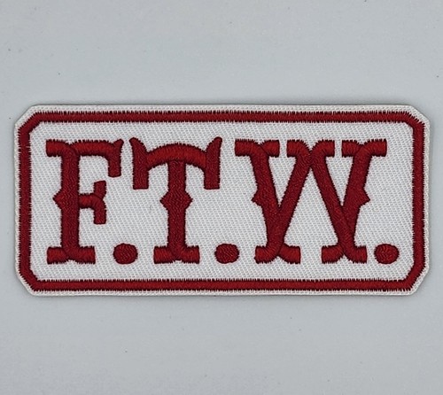 FTW 1pc F.T.W Harley Davidson Biker Vest Embroidered Patches Badge Iron ...