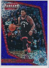 2018-19 Panini Threads Blue Dazzle /25 Kyle Lowry #74 Toronto Raptors Nba Champ