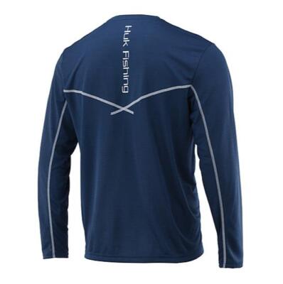 Chemise De Pêche HUK Performance – Homme XXL – Manches Longues – Bleu – Occasion état Neuf