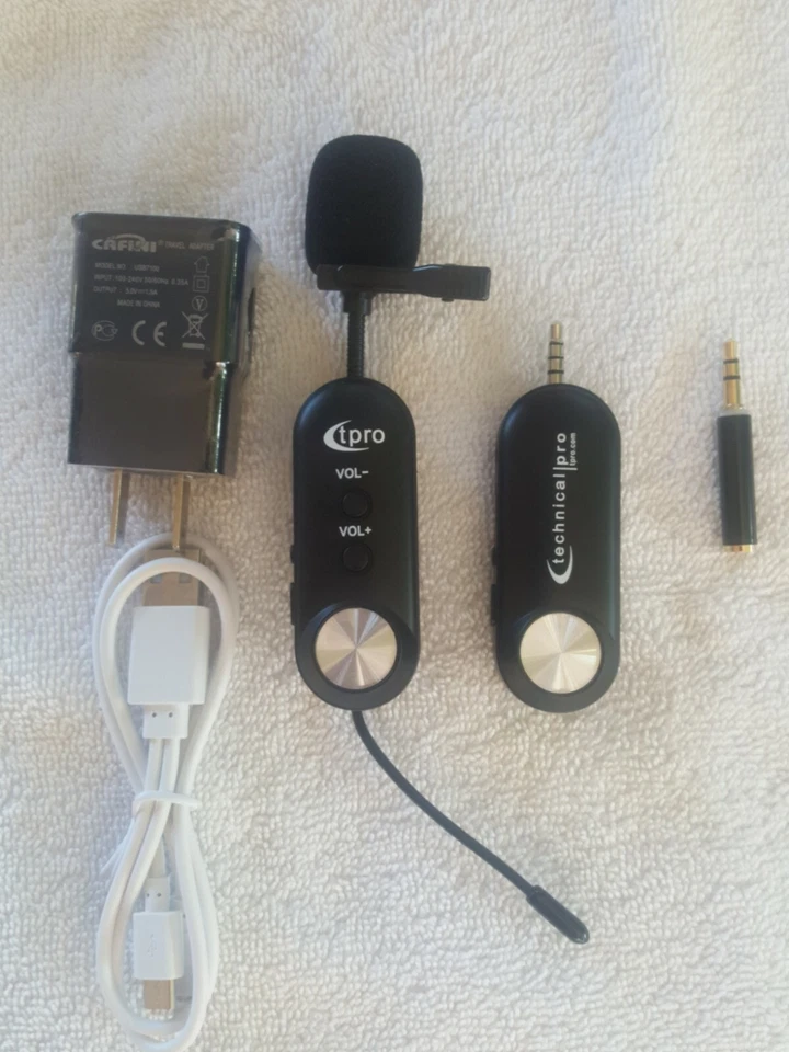 Technical Pro WMT170L Professional UHF Wireless Lapel Microphone with Rechargeab - Image 2 of 4