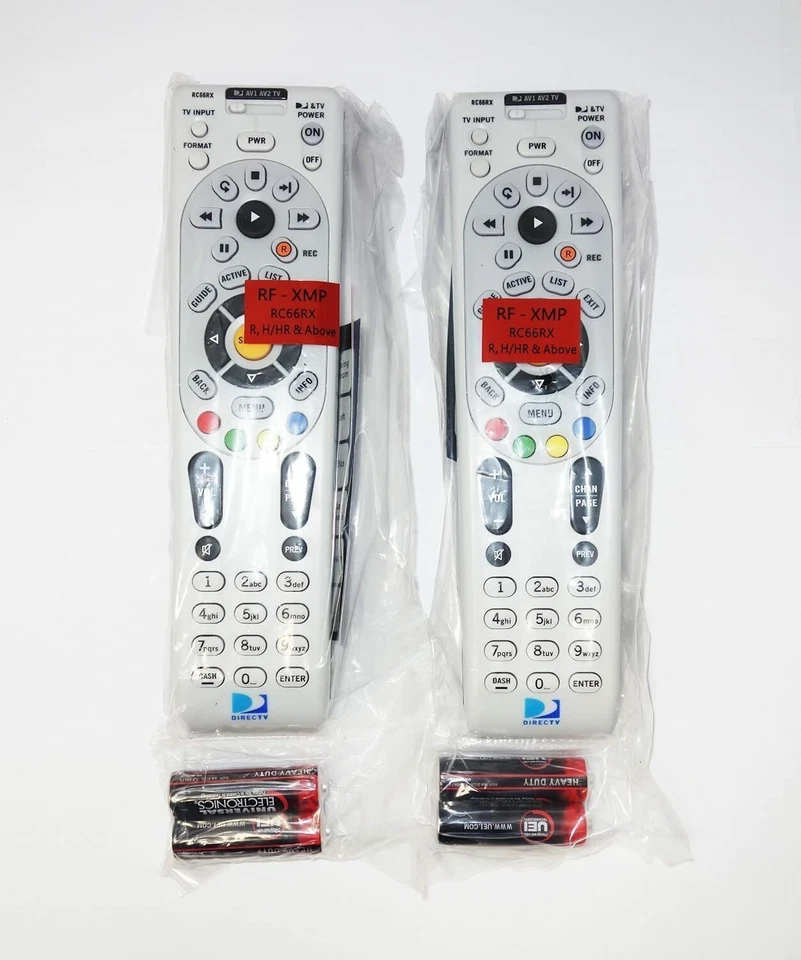 2 Pack - DIRECTV RC66RX IR/RF Remote Control - Image 2 of 4