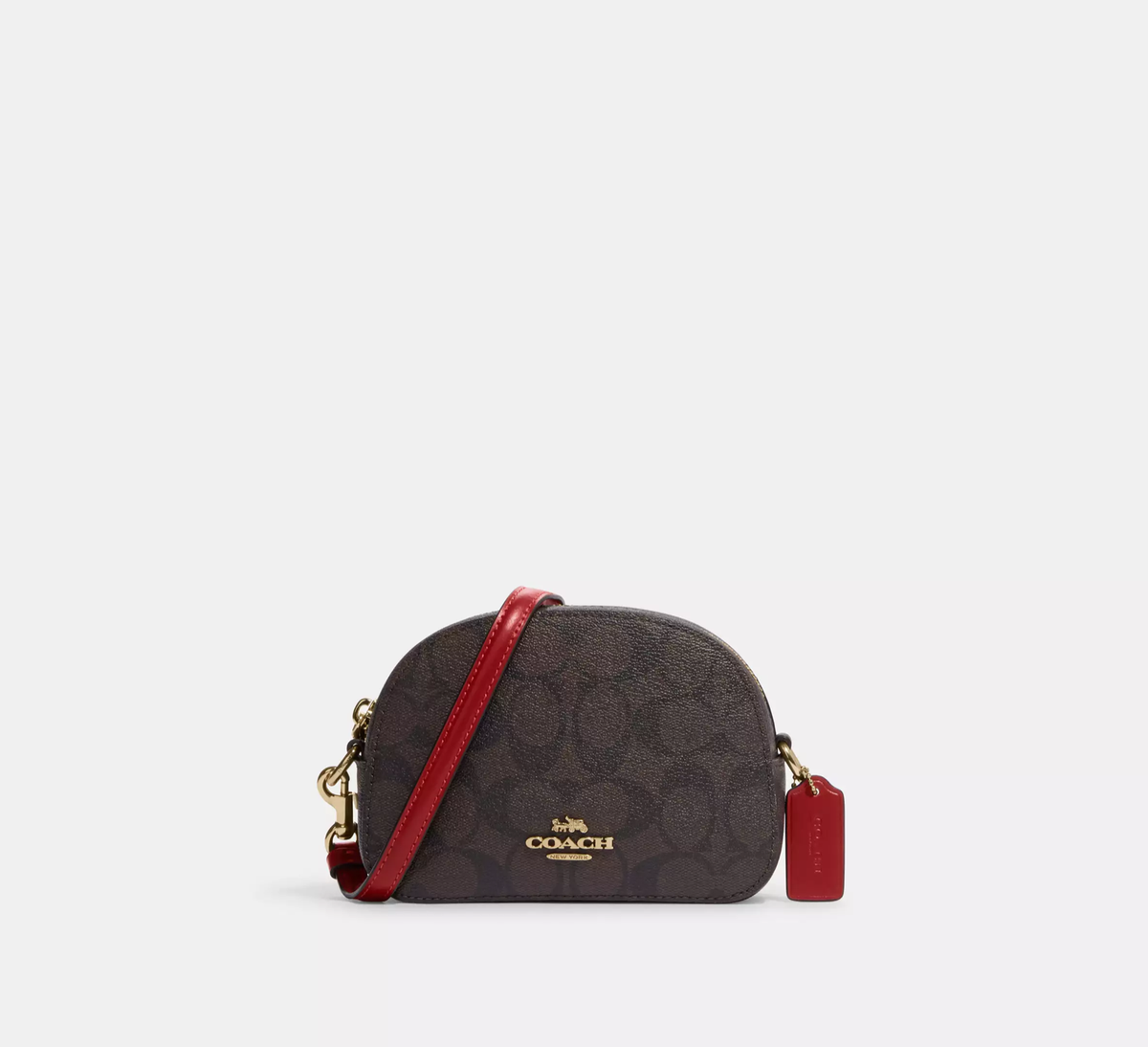 Coach Women's Mini Serena Crossbody Bag In Leather New With Tags