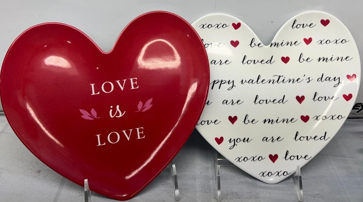 Valentine's Day Plates Set and Cups