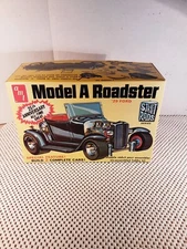 Vintage model car kit, amt, A129 Model A Roadster '29 FORD contains parts for 1