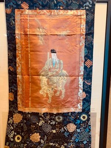 Antique 18th century Chinese Silk Hangings (2)