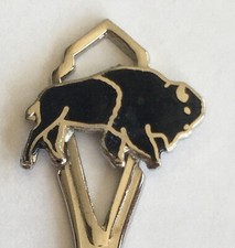 Vintage Souvenir Spoon Collectible Winnipeg Canada Buffalo