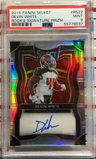 2019 SELECT DEVIN WHITE, #RS-22, AUTO, ROOKIE, SILVER, SERIAL #067/199, PSA MINT
