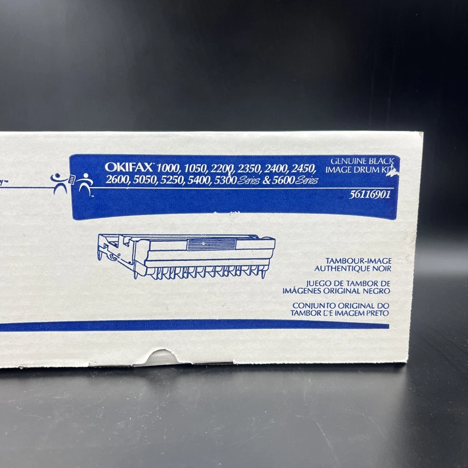 OKIFAX 1000, 1050, 2200, 2350, 2400 2600 5050 5400 Negro Imagen Tambor Nuevo 56116901 Foto 2 de 4