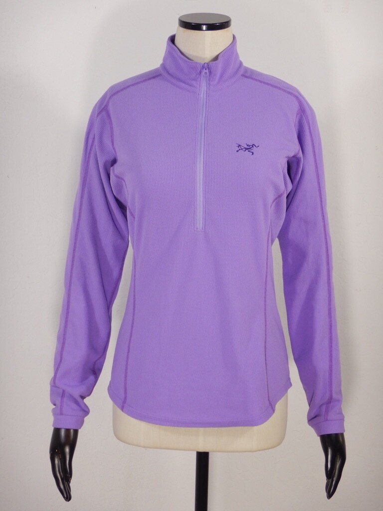 Arc'teryx Giacca Pile Donna DELTA LT ZIP COLLO Polartec Lavanda Taglia MEDIA