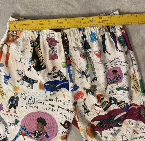 Pantalones Cortos de Diseñador Libertine 2017 Para Hombre Medianos Graffiti Patinador Ropa de Calle Gráfico - Imagen 5 de 21