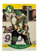 Brand New: Vintage 1990 PRO SET Larry Murphy Minnesota North Stars Card