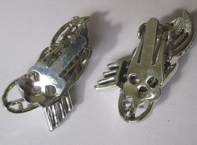 Boucles d'oreilles vintage fleur en diamant - Monte Cristo