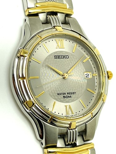 SEIKO MEN'S NOT RUNNING DRESS 7N32-0149 ANALOG WITHOUT MVT  QUARTZ WATCH SLC068
