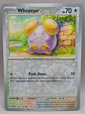 Reverse Holo Whismur 148/182 Common Paradox Rift