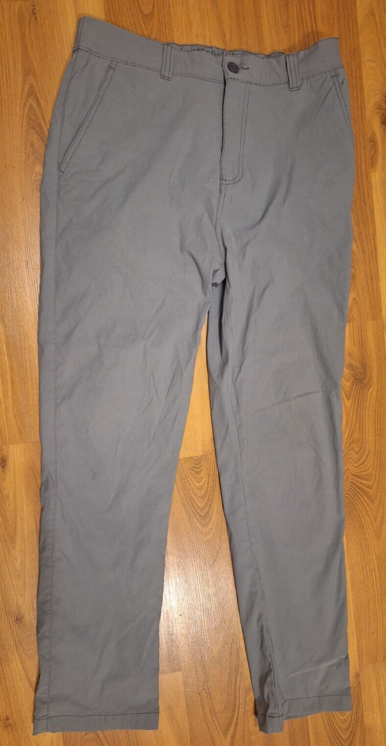 Denali Men’s Stretch Straight Leg Hiking Pants 32/30 in Comfortable Gray