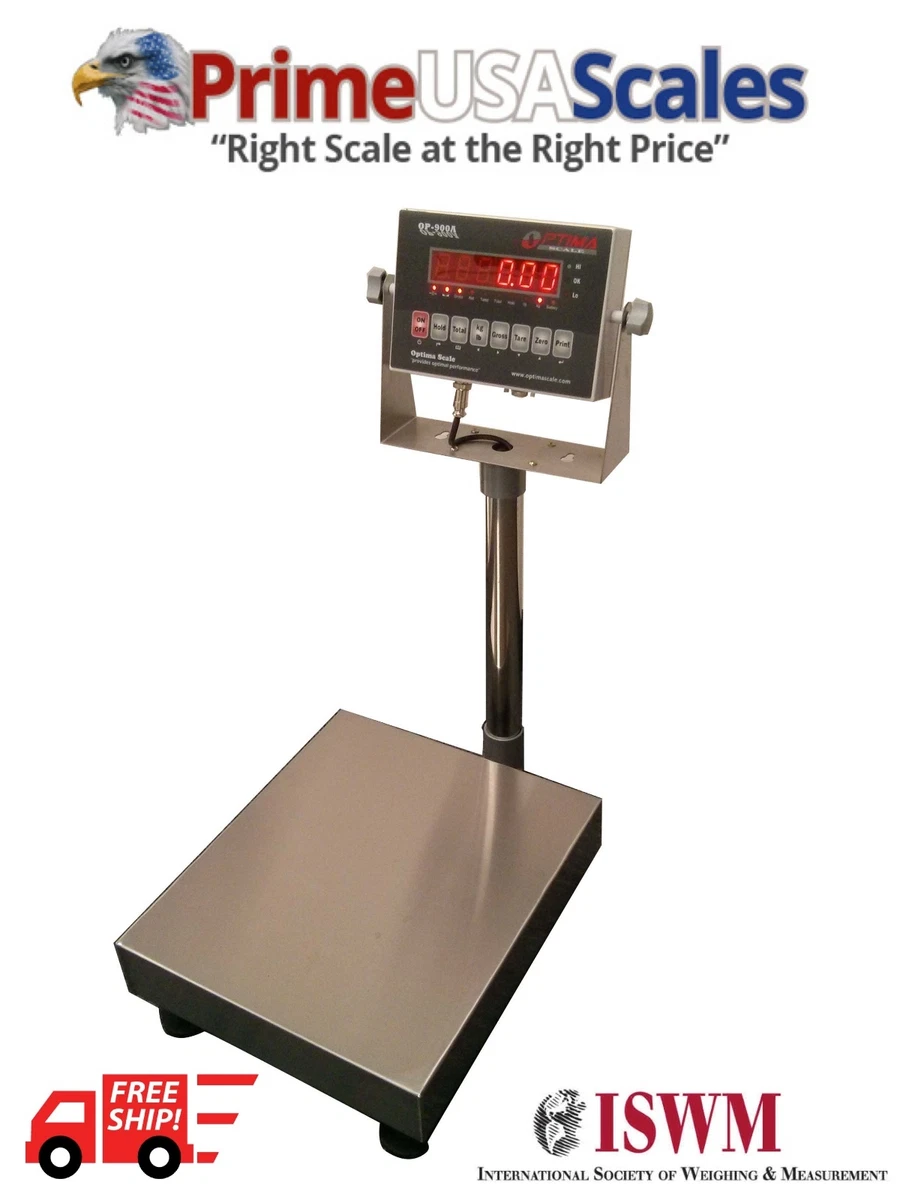 Optima Scale Stainless Steel Bench Scale