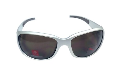 Puma Sunglasses Trestles 15013 Matte White Frame with Brown 