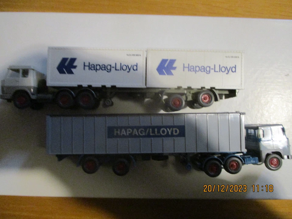 RE-WIKING HAPAG LLOYD- SCANIA + HANOMAG HENSCHEL - Immagine 2 di 4