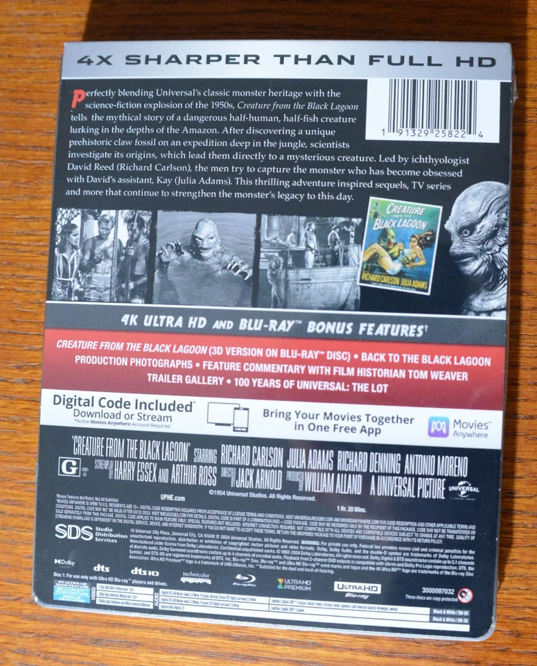 Creature From the Black Lagoon 4k steelbook - Image 2 of 2