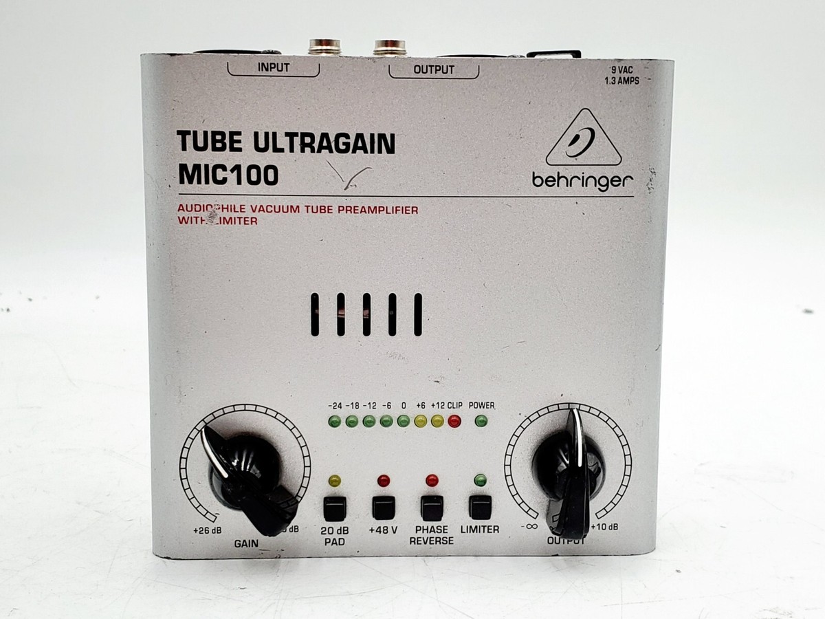 Behringer Tube Ultragain MIC100 Valve Mic Preamp | eBay
