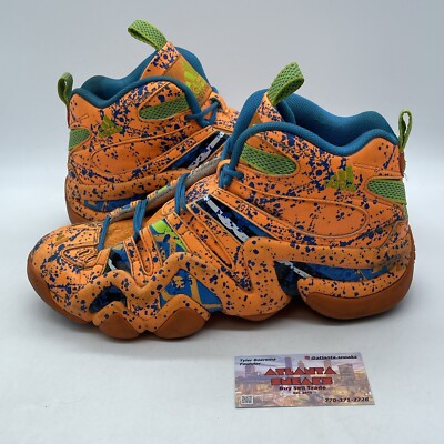 Size 10 - adidas Crazy 8 All-Star Orange Blue Green White Size 10 - adidas Crazy 8 All-Star Orange Blue Green White