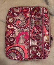Vera Bradley 10.5"X8" Tablet, eReader Soft Case Pink 2012 Paisley Meets Plaid