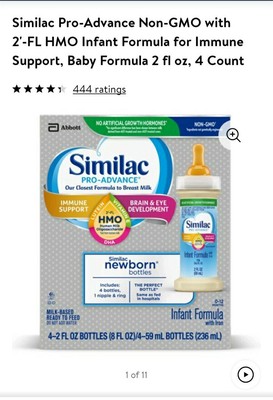 similac newborn bottles