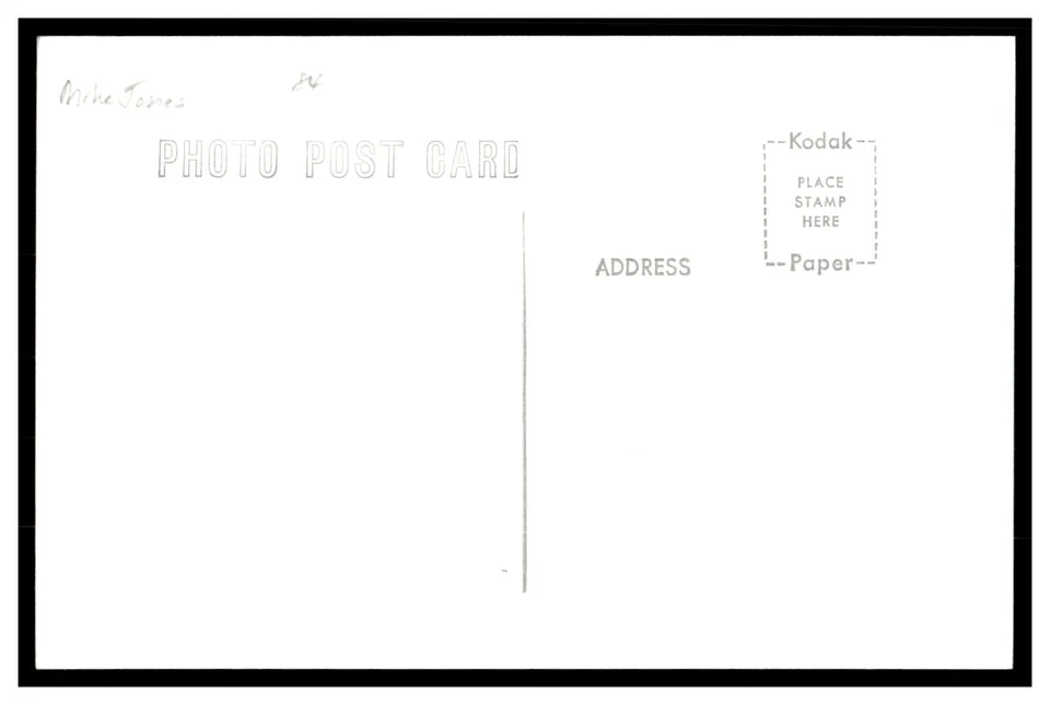 Mike Jones (1984) Kansas City Royals Vintage Baseball Postcard PCKR - Image 2 of 2