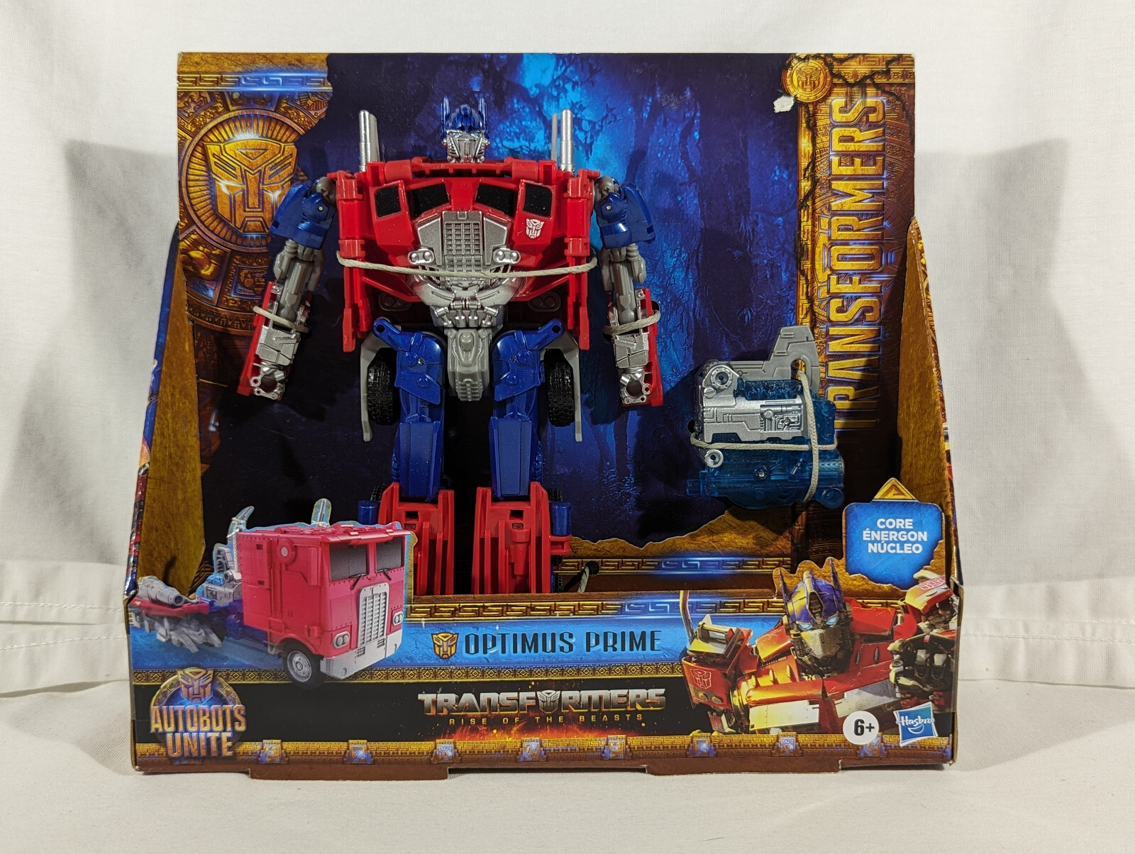 Unleash Power with Transformers Rise of Beasts Core Energon Nitro Optimus Prime
