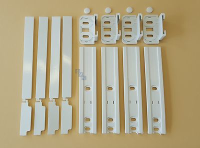 Original Schleppscharnier Scharnier 4er Set Kühlschrank Bauknecht AEG Privileg
