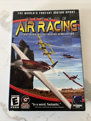 Vintage Xtreme Air Racing Flight Simulator PC Game 2002 NEW & FACTORY SEALED!!!